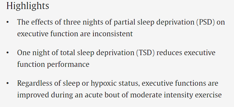 The Effects of #Sleep #Deprivation, Acute #Hypoxia, and #Exercise on #Cognitive Performance: A Multi-Experiment Combined Stressors Study 

sciencedirect.com/science/articl…

A big @UoPSportScience team effort @twilliams182 & @juanibada 👏🚴🗻🧠

@pharma_john @EmmaNeupert @AdamJCauser