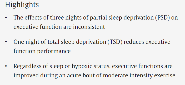 The Effects of #Sleep #Deprivation, Acute #Hypoxia, and #Exercise on #Cognitive Performance: A Multi-Experiment Combined Stressors Study sciencedirect.com/science/articl… A big @UoPSportScience team effort @twilliams182 & @juanibada 👏🚴🗻🧠 @pharma_john @EmmaNeupert @AdamJCauser