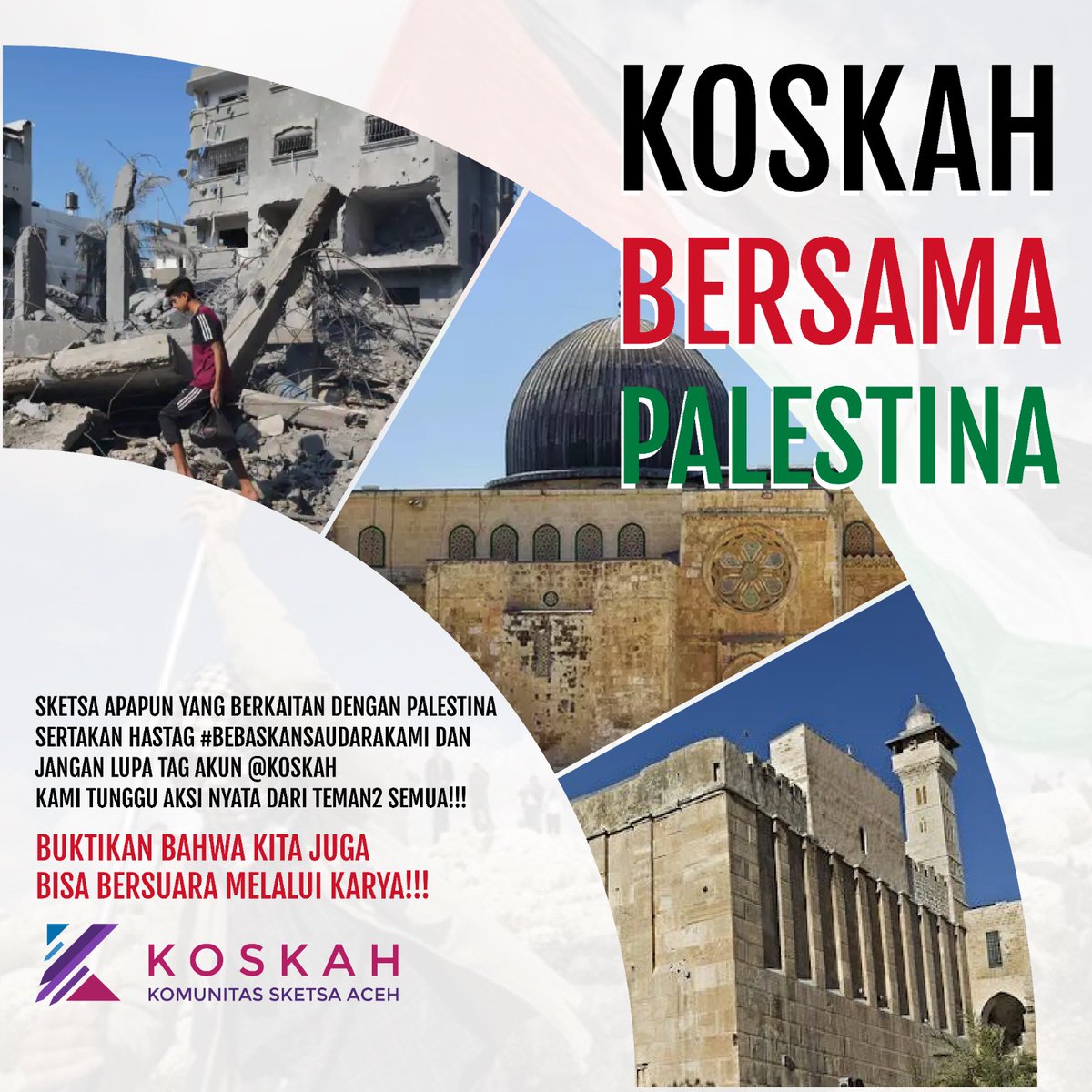 Koskahaceh's tweet photo. Ayo bersuara dengan berkarya #koskah https://t.co/NXxBNSk4YG