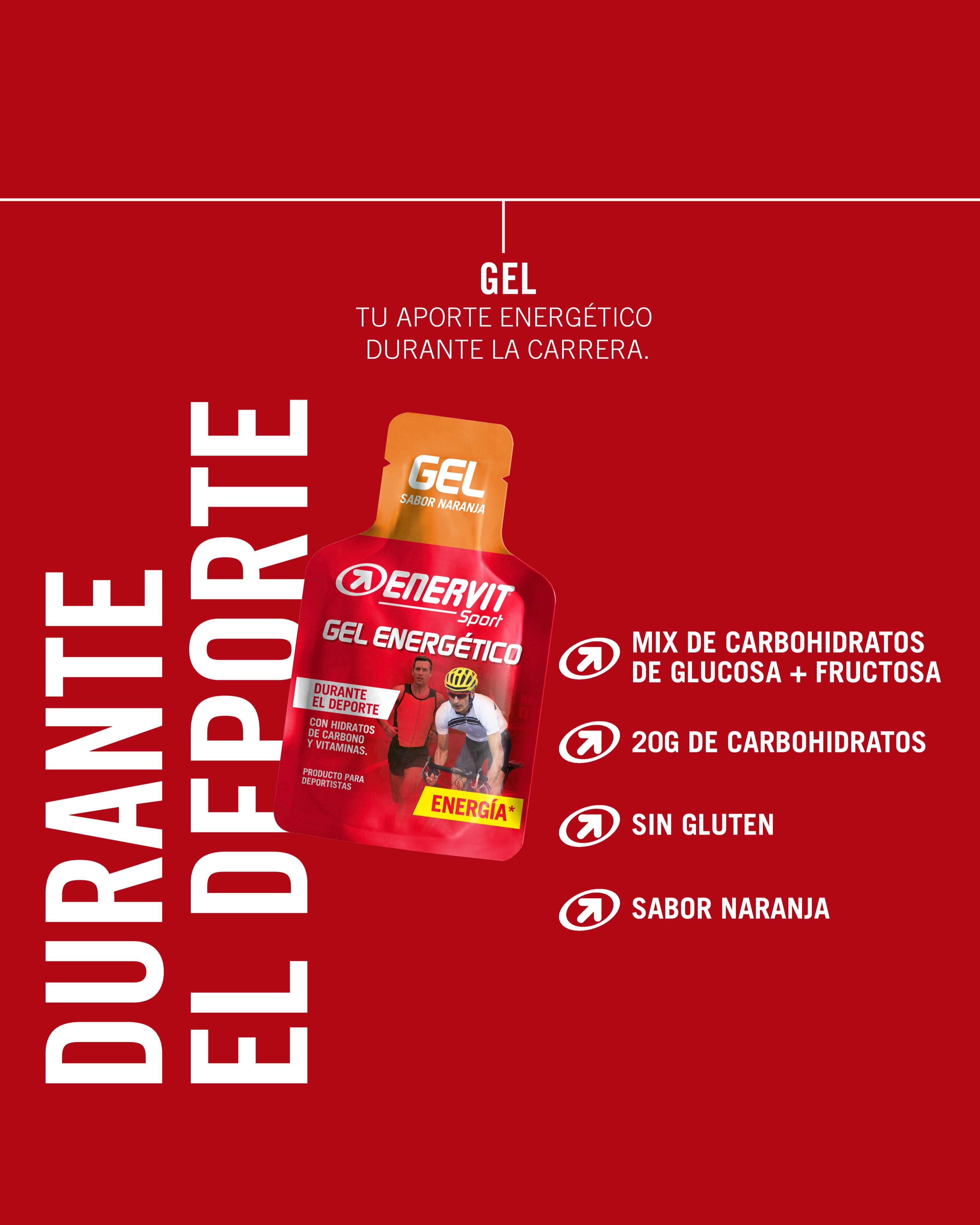 Geles - Enervit Sport - Suplementos deportivos