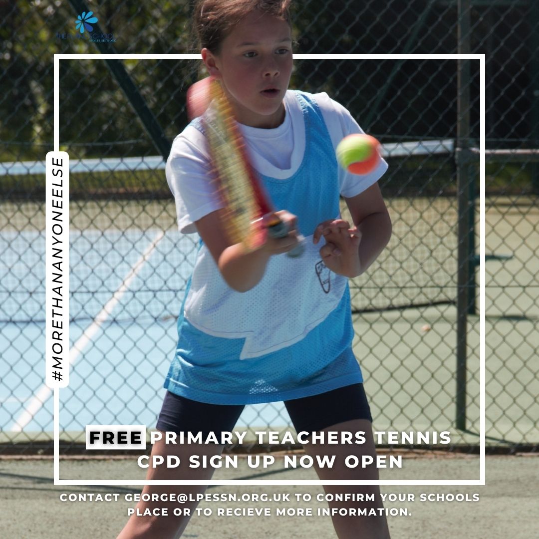 LPESSN's tweet photo. 🎾 FREE TENNIS CPD 🎾
Working alongside the @the_LTA we are pleased to offer your school a FREE Primary Teachers Tennis CPD opportunity.

🗓️ 30/11/23
📍 @CherryGdnSchool 
⏰ 09:00 - 11:00

Please contact george@lpessn.org.uk for more information and how to sign up. https://t.co/Prvuv13tMP