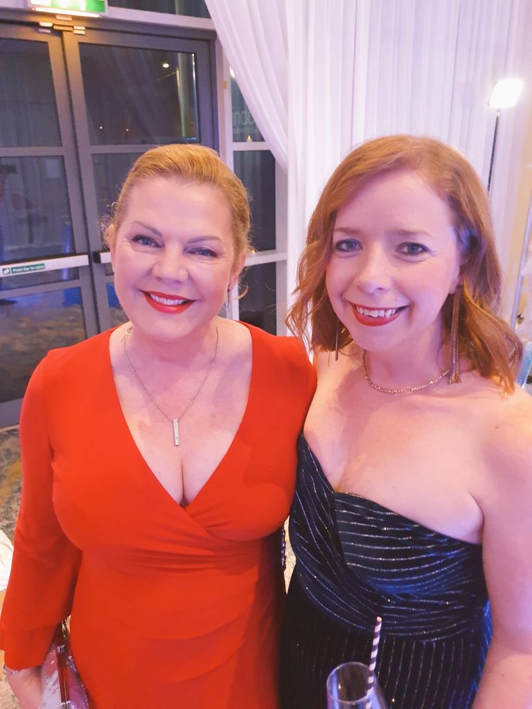 AngelaBirleson's tweet photo. Fabulous evening with @KateNicklin_ at the WonderLAN Ball. https://t.co/HMKB3WQ7qi