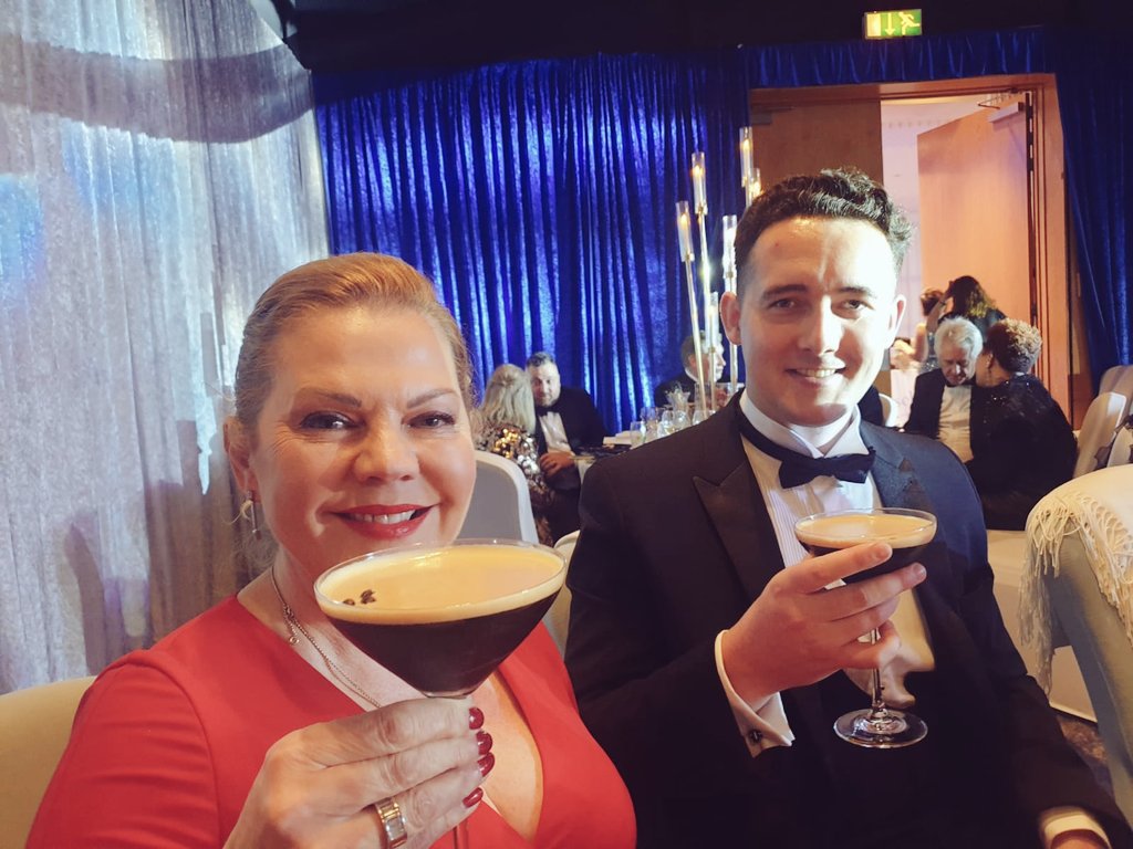 Fabulous evening with <a href="/KateNicklin_/">Kate Nicklin</a> at the WonderLAN Ball.