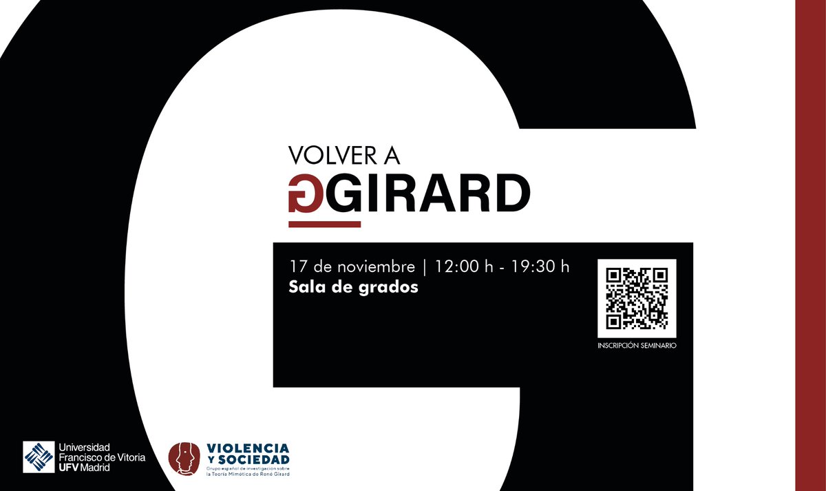 david_grg's tweet photo. Comenzamos el VIII Seminario del grupo ViS @XiphiasG con una mesa redonda con Domingo González, Desiderio Parrilla, Ángel Barahona, Agustín Moreno y Xavier Garcia-Durá, que escribieron algunas de las primeras tesis sobre el pensamiento de Girard. @COVRscholars @angelbarahona1 https://t.co/fDzaKNQnNR