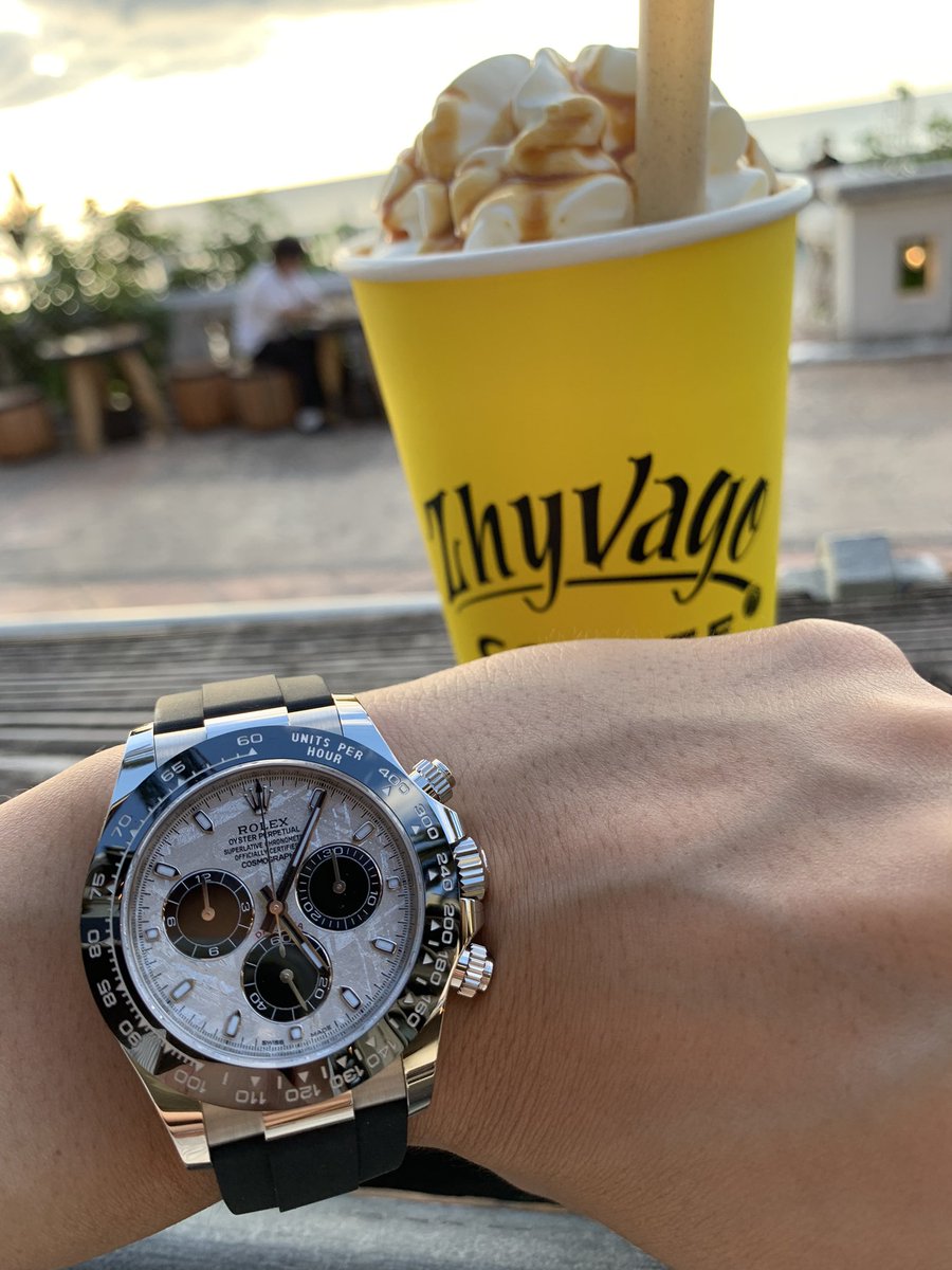 Chima_Rolex's tweet photo. お暇。

#デイトナメテオ
#116519LN
#ZHYVAGOCOFFEEWORKSOKINAWA https://t.co/NScb9BqxWX
