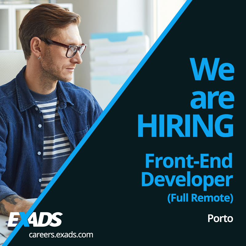 Looking for Front-End Developer in Porto  <a href="/exads/">EXADS</a>  promote.exogroup.com/fmjotGxQyI 
#Frontend #hiring #hiringalert #jobsearch #technologyjobs #STEM #HIRINGNOW #jobsinPorto #empregoPorto #empregoPortugal
