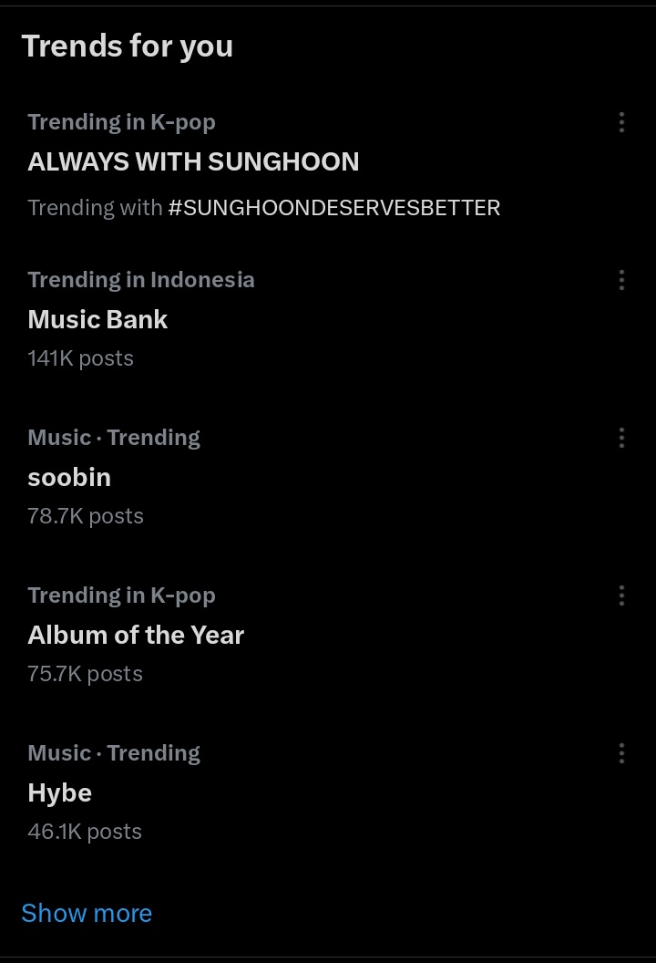 Moafna_'s tweet photo. Kepo lihat trending, idol lain dapat 4 detik aja fandomnya naikin ht. Beomgyu 0 putul fandomnya nyantai dulu gak sih, cb depan masih ada https://t.co/4h9vAIrUuG