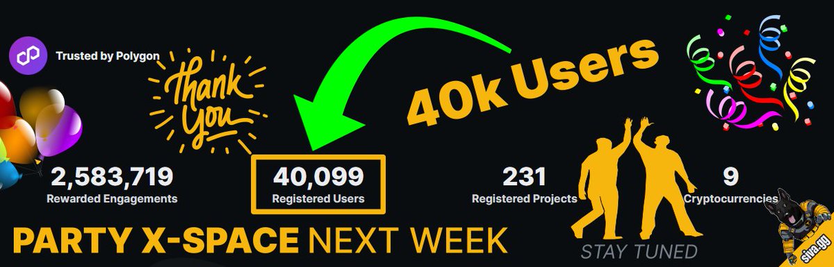 🎉 SIVA has hit 40,000 registered users - thank YOU for rocking with us on this journey! 🚀 Your support fuels our innovation. Keep rocking, stay awesome, and have an incredible weekend, everyone! 🌟 #ThankYouAll