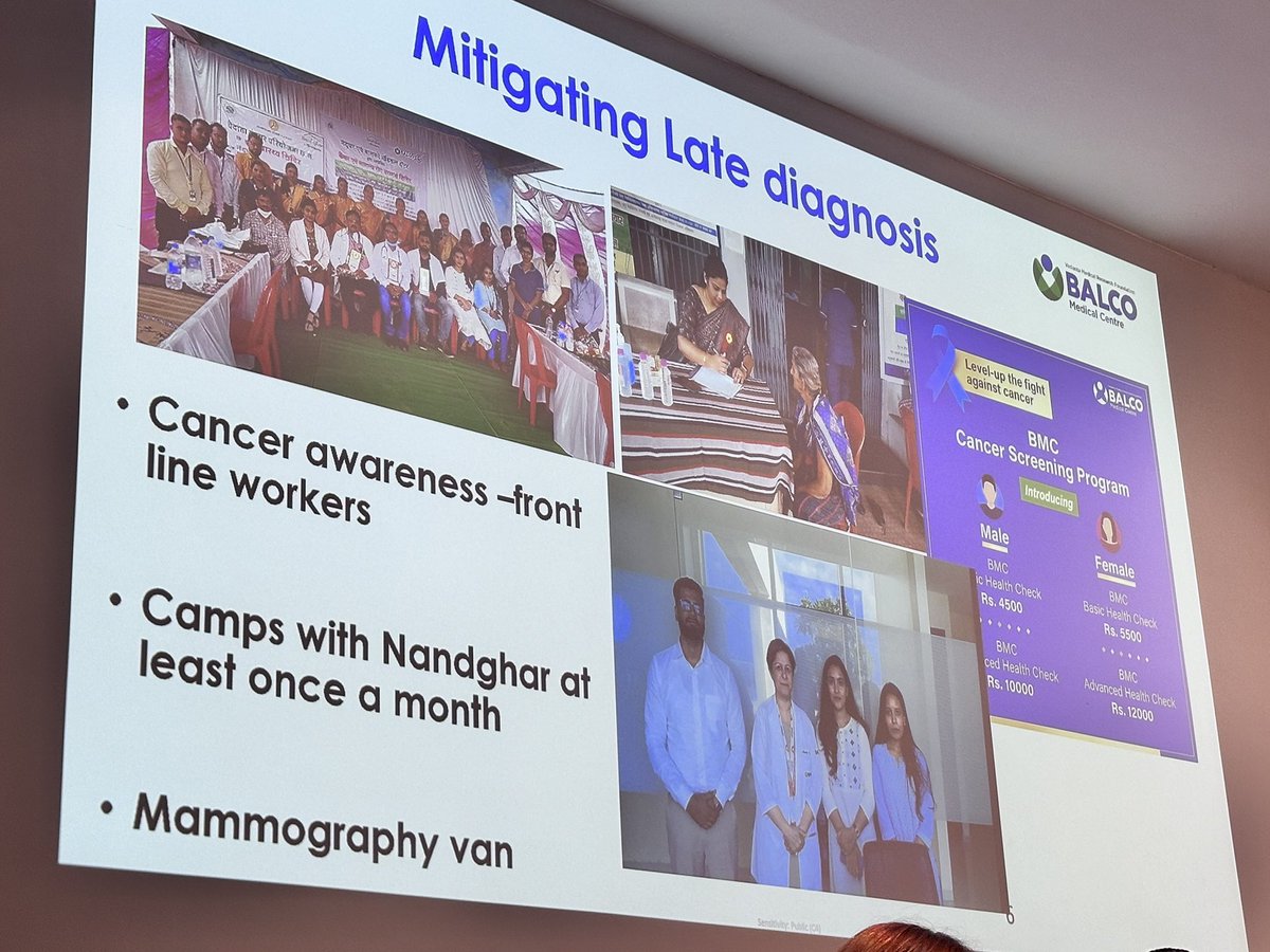 @SirohiBhawna Cancer screening-engaging community health workers in central India Dr Bhawna Sirohi, Consultant Medical Oncologist, Director of Medical Oncology, Balco Medical Centre, India @RoySocMed @HoriaVulpe @ecancer @UKIGlobalCancer @AggarwalOnc @LGCW2023 @karkinoshealth