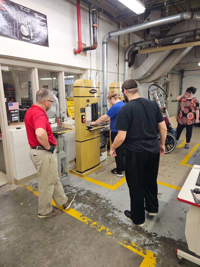 Learning new skills while preparing some of our crafts for an upcoming craft fair! #lifeskills #vocationalskills #transition