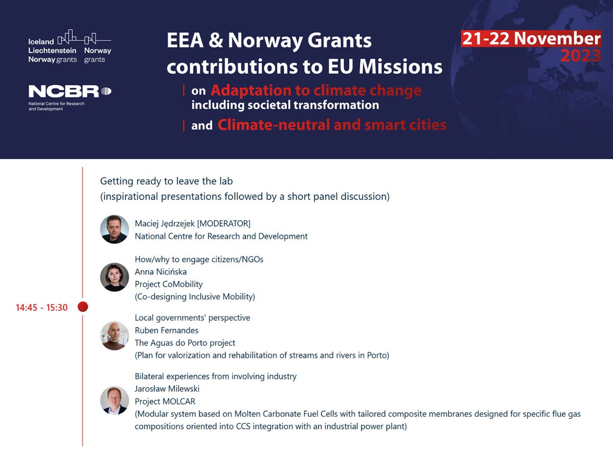 CoMobility_EEA's tweet photo. On November 21, PI @anna_nicinska will participate in the @EEANorwayGrants and @NCBR_pl conference. During her presentation "How/why to engage citizens/NGOs," she will discuss the #CoMobility project results. The event will be live-streamed on https://t.co/sUF0bLjl3a https://t.co/ggjrFIqmzr