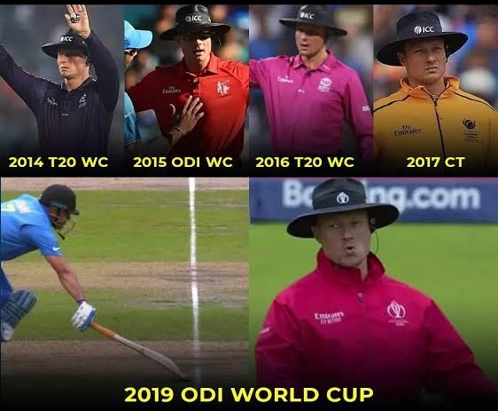 sagarcasm's tweet photo. I was having a good day until I found out that this guy will be umpiring in the finals https://t.co/dJrVBPf8kX