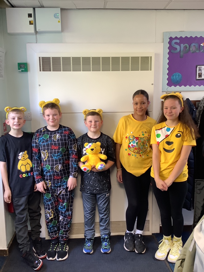 MissHarrisYTP's tweet photo. Silver Birch are getting involved with Children In Need, thank you for your support :) #childreninneed #pudseythebear @YewTreePrimSch @TrustVictorious https://t.co/4UNkp5RDGJ