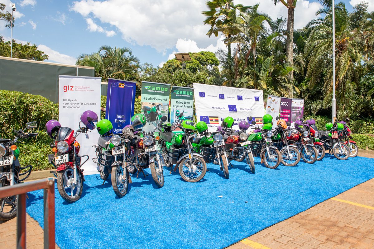 Our Deputy Ambassador @GuillaumEUG conveyed #TeamEurope support to Uganda's #greentransition, noting the pivotal role of private sector investment. From electric #bodaboda to energy-efficient initiatives, he said, the EU is exploring all avenues to facilitate a green transition.