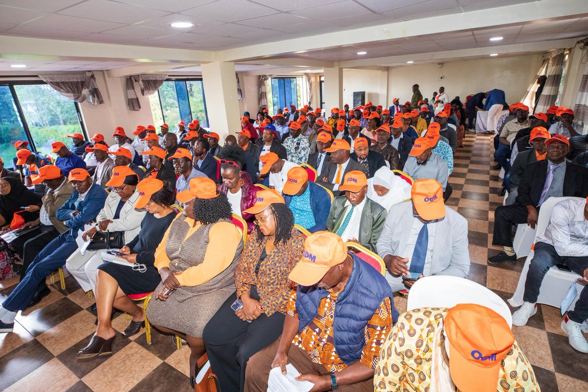 Ahead of the party grassroot elections slated for April 2024, joined the leadership and colleagues during a key @TheODMparty consultative strategy meeting that brought together the National Executive Committee, the Parliamentary Group, County Coordinating Committees and County…