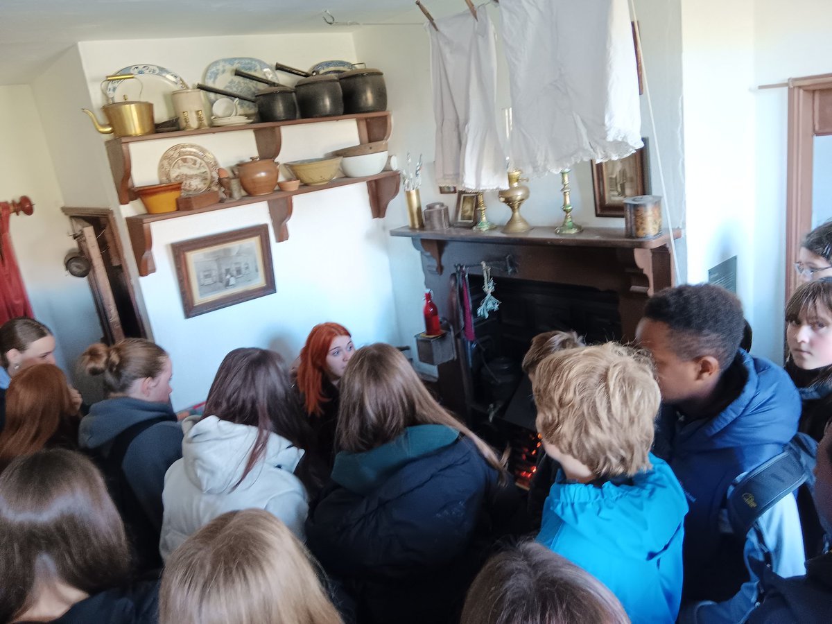 bishopwalsh's tweet photo. Our Year 8 trip to the @BCLivingMuseum is well underway. Pupils are taking part in a Victorian School lesson and experiencing life in the mines. #schooltrip #history #Victorianlife https://t.co/1wodOyXkvL