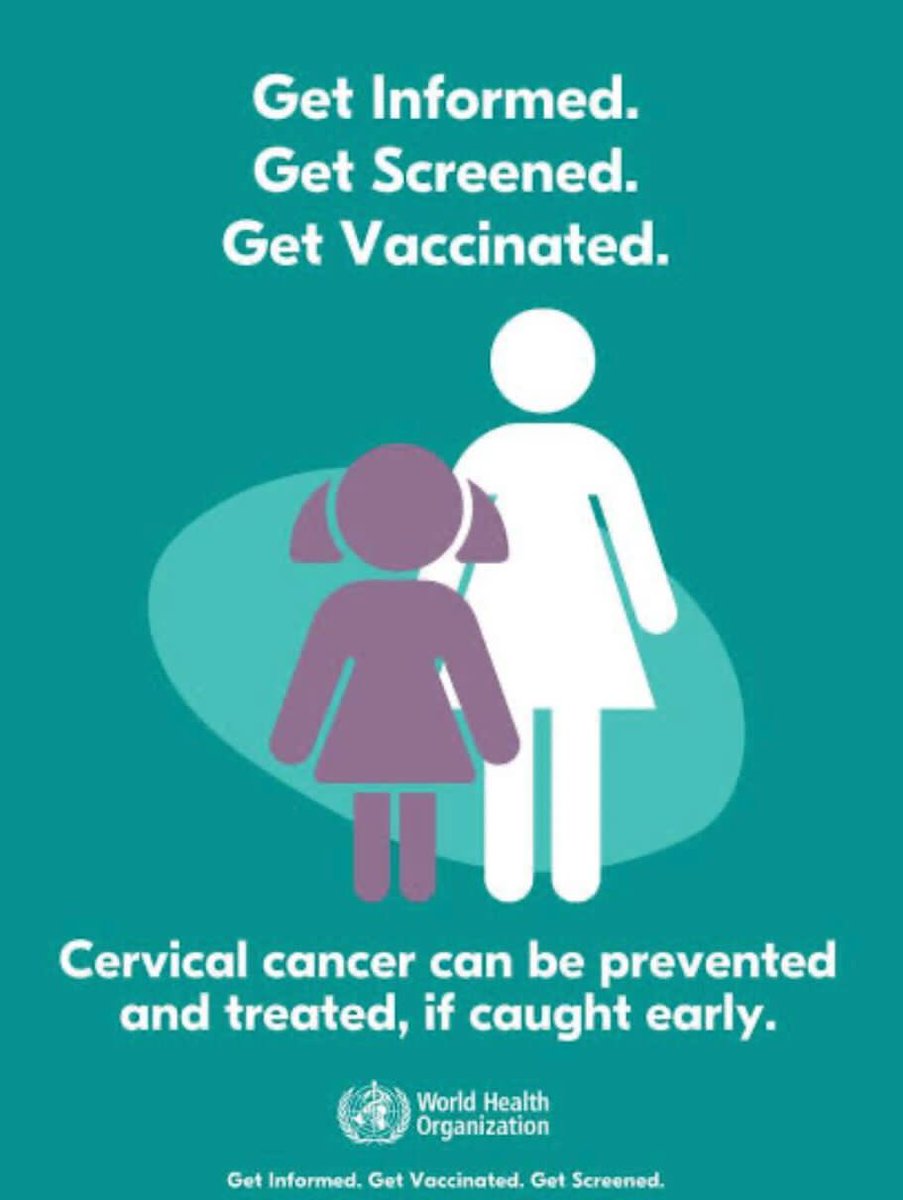 Cervical cancer is one of the top 5 cancers in women globally. Recent studies have estimated that, over 54 million women and girls are at risk of cervical cancer in Nigeria. 

Image credit: @WHO 

#CervicalCancerElimination 
#PapSmear 
#kwarahealth