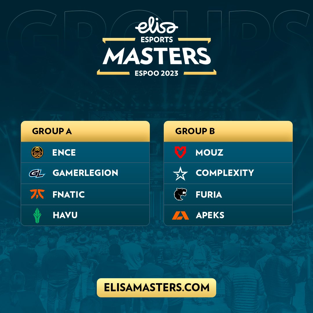 Elisa Masters Espoo 2023: jogos, formato, times e premiação, cs
