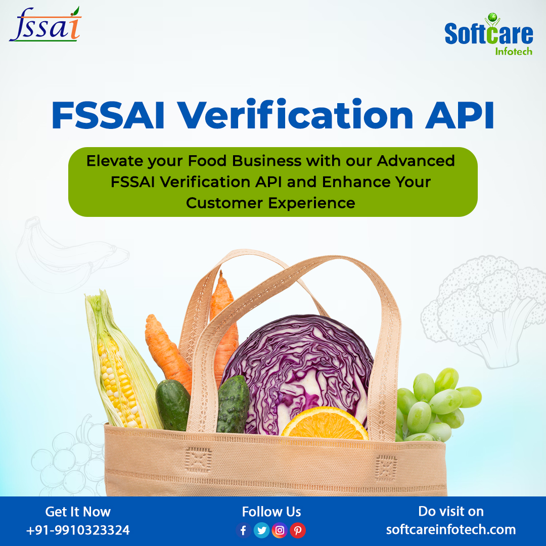 softcareinfotec's tweet image. Softcare Infotech Manage Your Food Business Seamlessly with FSSAI License Verification API & Increase your Customer.
Free Demo Call -+91-9910323324
Visit Here -: buff.ly/3i0LXMC
#fssaiverificationapi #foodlicenseverification #fssaiverification