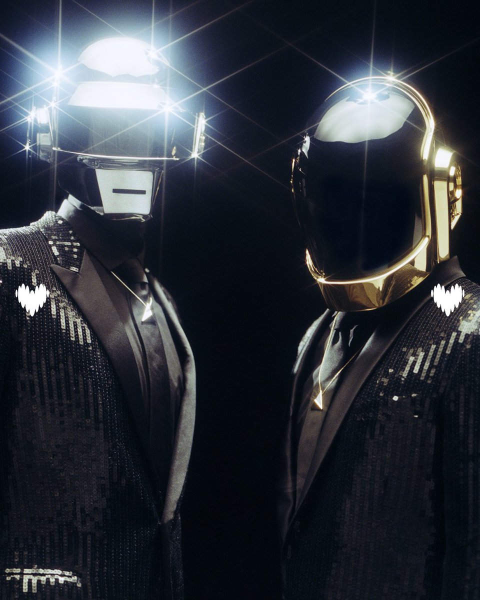 Deezer's tweet image. Unlocking the audio matrix with Daft Punk's new album release 'Random Access Memories (Drumless Edition)' 🎧 Set the vibes right for the weekend! #Deezer #LiveTheMusic #DaftPunk