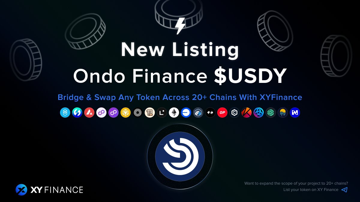 XY Finance | DEX & Bridge Aggregator on X