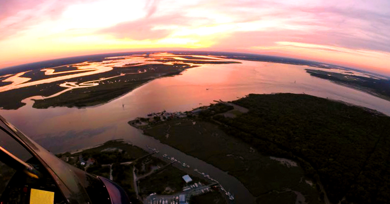 Afterglow 🌤🛰🌊 florida-adventure-sports.com/hang-gliding-i… #florida #adventure #bucketlist