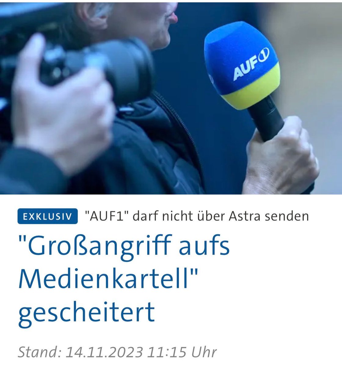 PeterBorbe's tweet image. Während man dem österreichischen Sender #AUF1 das Senden über Satellit verbietet und dies seitens des ÖRR feiert, erklagt sich ein linkes ARD-Magazin den Zugang zu einem #AfD-Parteitag wegen "Pressefreiheit". #Pressefreiheit scheint in diesem Land nur selektiv zu gelten.