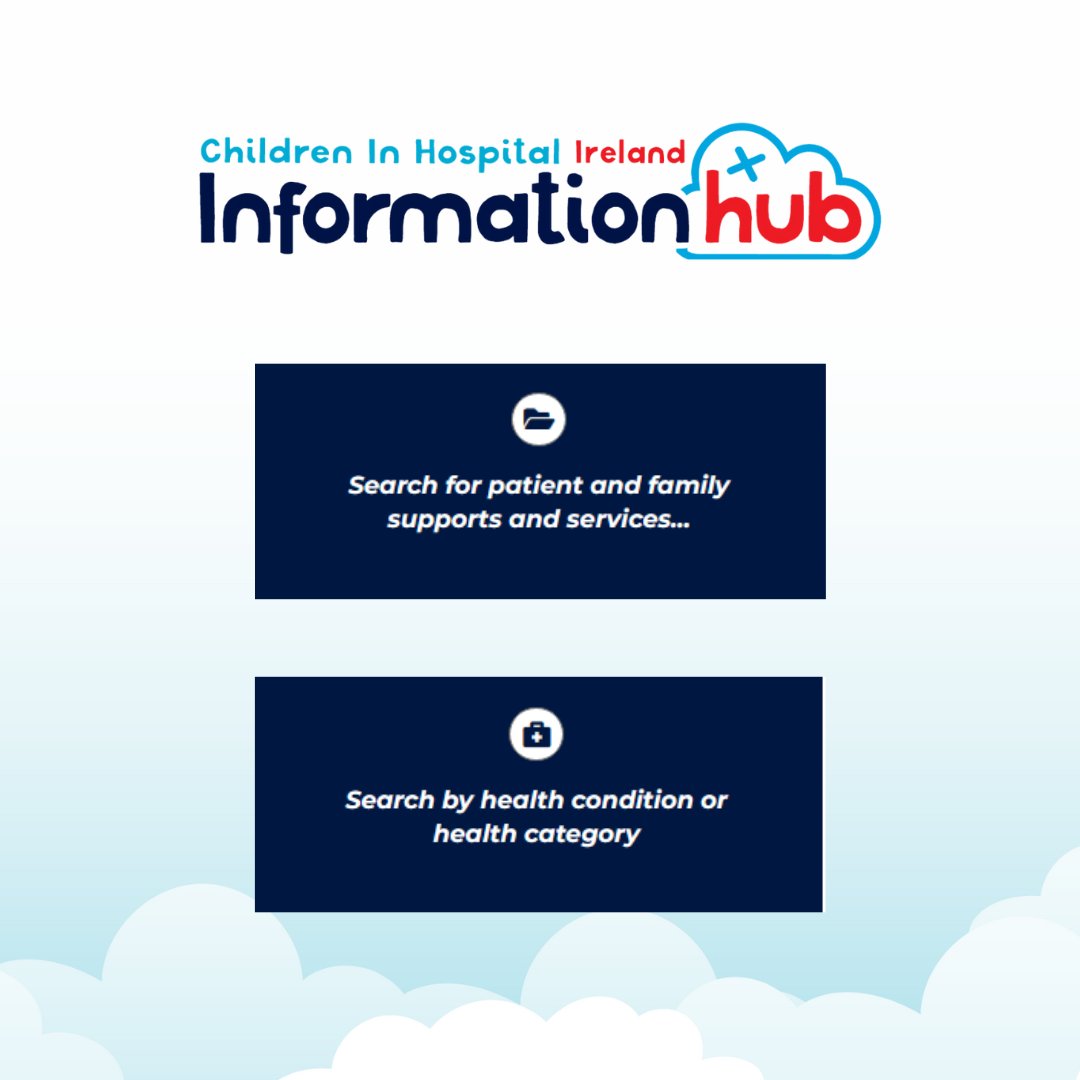 Did you know? Our InformationHub has a database of patient organisations and support services for children and their families. Search our database by medical condition or support type! Visit Informationhub.childreninhospital.ie