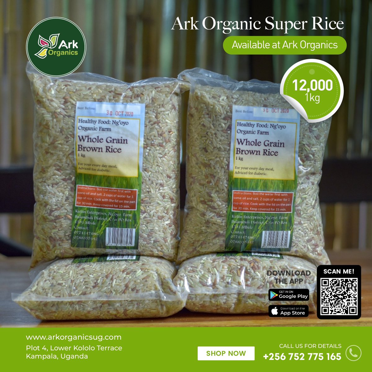 ArkOrganics's tweet photo. Enjoy each grain of goodness from our farm to your table. πΎπ
#FarmToTable #PureHarvest #arkorganics #eastafrica #madeinafrica #organicstore #veganstore #vegeterianstore #kampala #supportlocalbusinesses #farmtotable https://t.co/3j0RPJ6GiI
