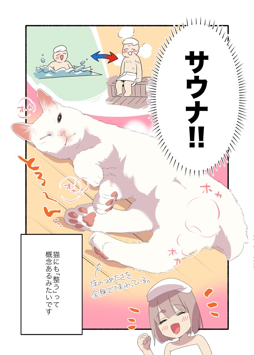 猫は冬でも温まるのがうまい話(2/2) #漫画が読めるハッシュタグ #愛されたがりの白猫ミコさん