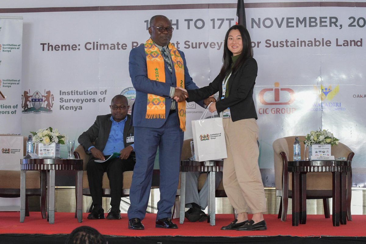 isk_kenya's tweet photo. Gratitude to Ms. Jong Hee, Programme Coordination, Land &amp; Climate Change Consultant at UNHABITAT/GLTN, for an insightful session on Global Perspectives in Natural Resources Management and Climate Change Mitigation. #8thARC #ISK #ClimateAction https://t.co/pPm8jo1p5P