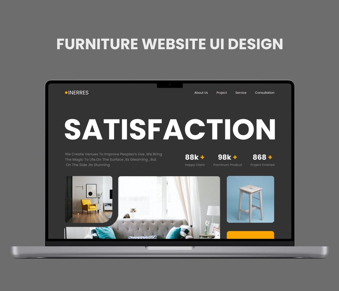 Sagar__Dev's tweet image. Created this furtniture web landing page UI Design with figma.💻👨‍💻

#figma #uidesign #uiux  #100DaysOfCode  #100DayChallenge  
#100daysofcoding