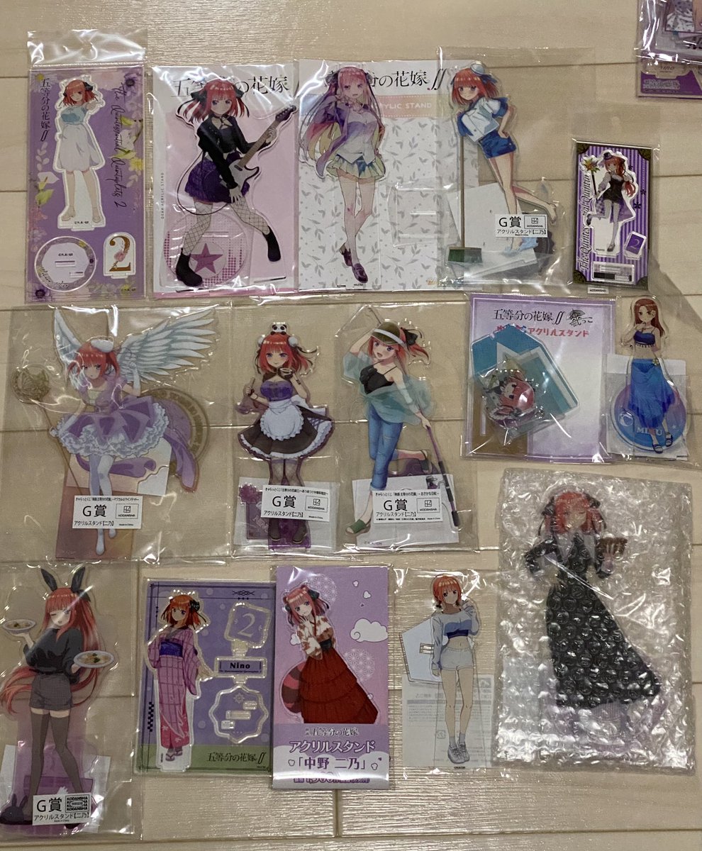 m93992879's tweet photo. 【交換】【買取】
五等分の花嫁 中野一花 中野二乃 アクリルスタンド

求 三玖ちゃん or 700円から要相談

譲 お写真のもの

買取優先です。可能でしたら、ご希望の金額を提示していただけたら幸いです。
リプ、DMどちらでも可◎

御気軽にお声掛けお願いいたします🙇‍♀️ https://t.co/P0RFLd5wak