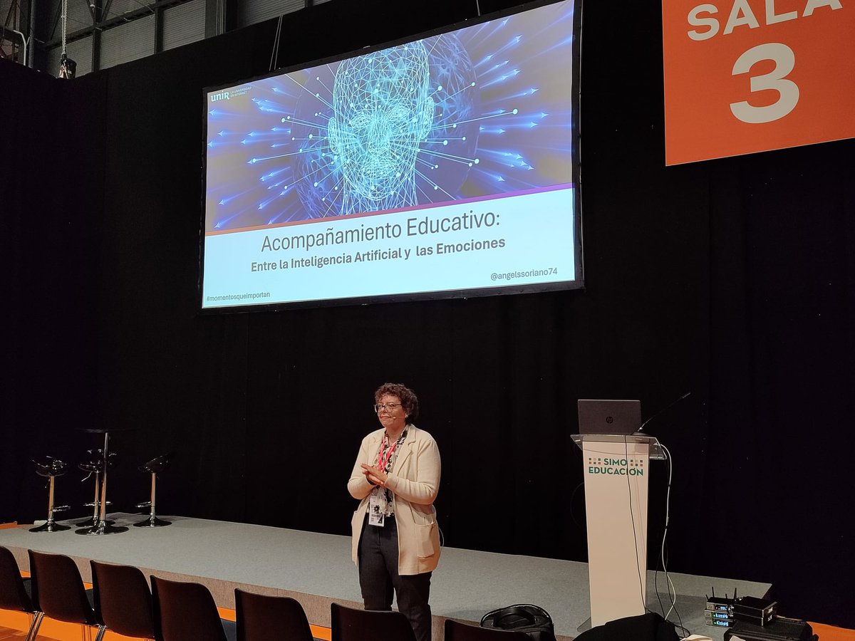 Glb_Learning's tweet image. 📅El pasado martes, @Angelssoriano74, formadora en GL, participó en @SIMOEDU_ 🔝 Con la ponencia “Acompañamiento educativo: entre la IA y las emociones”❤ Diseñando un plan de acompañamiento emocional profesorado/alumnado desde la empatía y el diálogo
#SIMOEDU23 #formación #coach