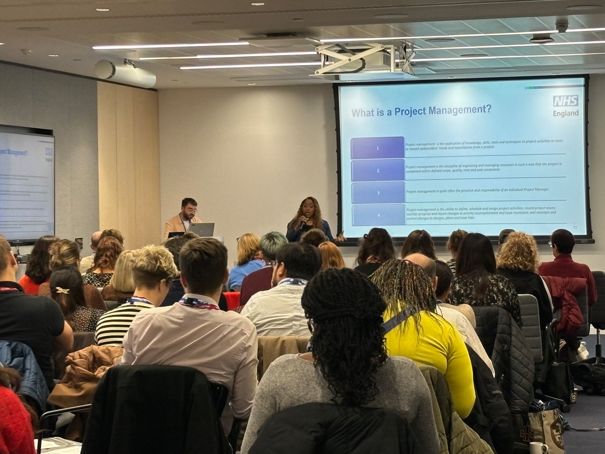 lo_physio's tweet photo. Project management masterclass with Caroline Santos-Ekwuozor @londonahps #CAHPEWLS https://t.co/yKSr5DXXhF