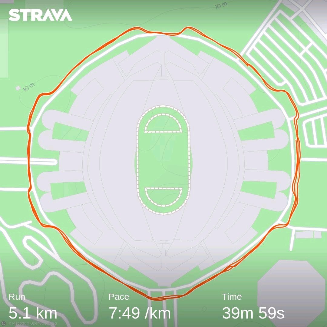 Larian tenang² dalam hujan bersama brotha² @Pikirsendir1 <a href="/iirfanfauzi/">ipan</a> supaya kekal sihat... strava.app.link/kmrluCPCNEb
