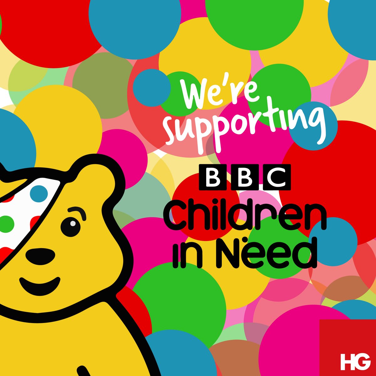 We're proud to support children and young people throughout the UK, and today we've made a contribution to BBC Children in Need. <a href="/BBCCiN/">BBC Children in Need</a> #childreninneed #BeSpotacular #charity #donate