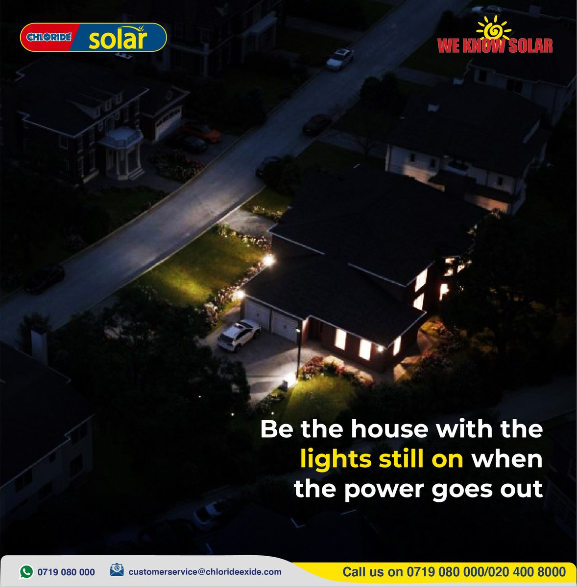 Don’t let the downtime get you down. Plan for power outages and protect everything that matters to you.

Call us at 0200 400 900 and get back up today!

#ChlorideSolar #powerbackup #blackout #poweroutage #power #backuppower #electricity #nopower #downtime