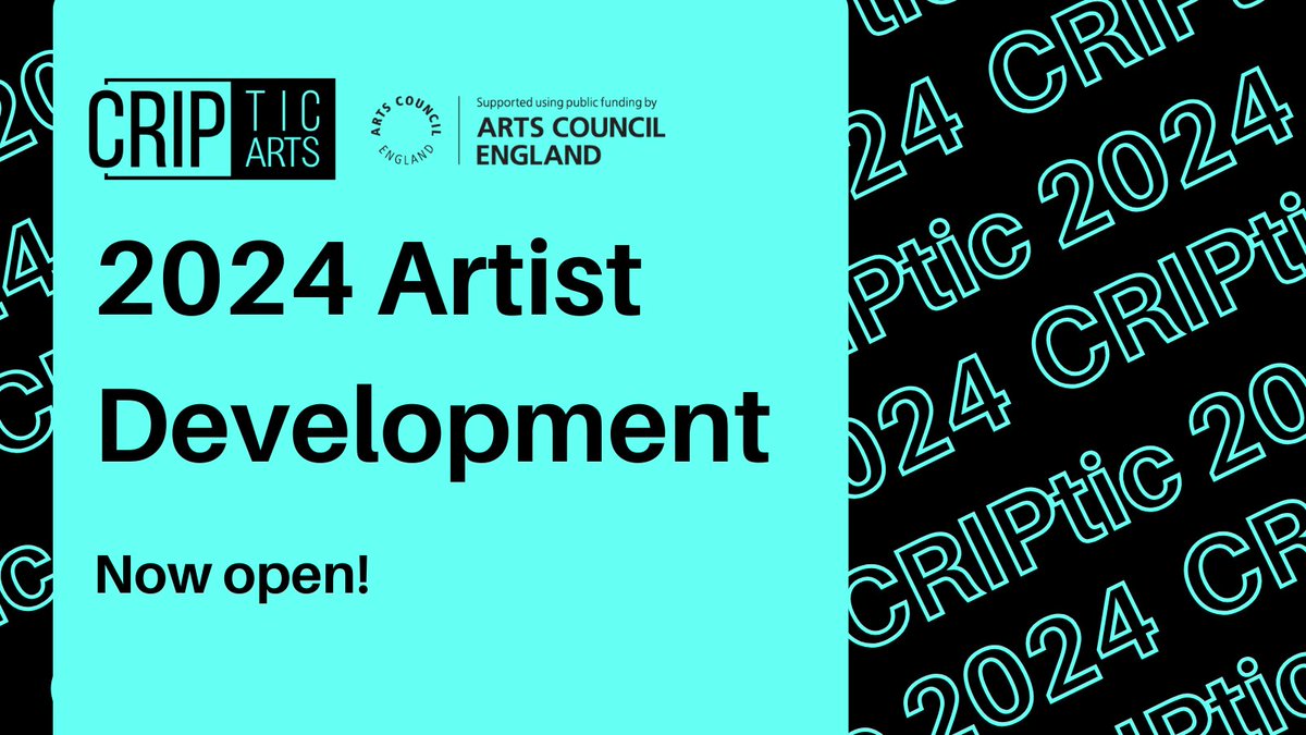 Announcement 📣 🥳 We’re launching our 2024 Artist Development Programmes! We’re bringing back 4 programmes for disabled creatives: emerging writers, fresh performers, experienced creators & company innovators. 💰 £600-£6000. Apply NOW - 5 Jan 24 tinyurl.com/3pxasr9f
