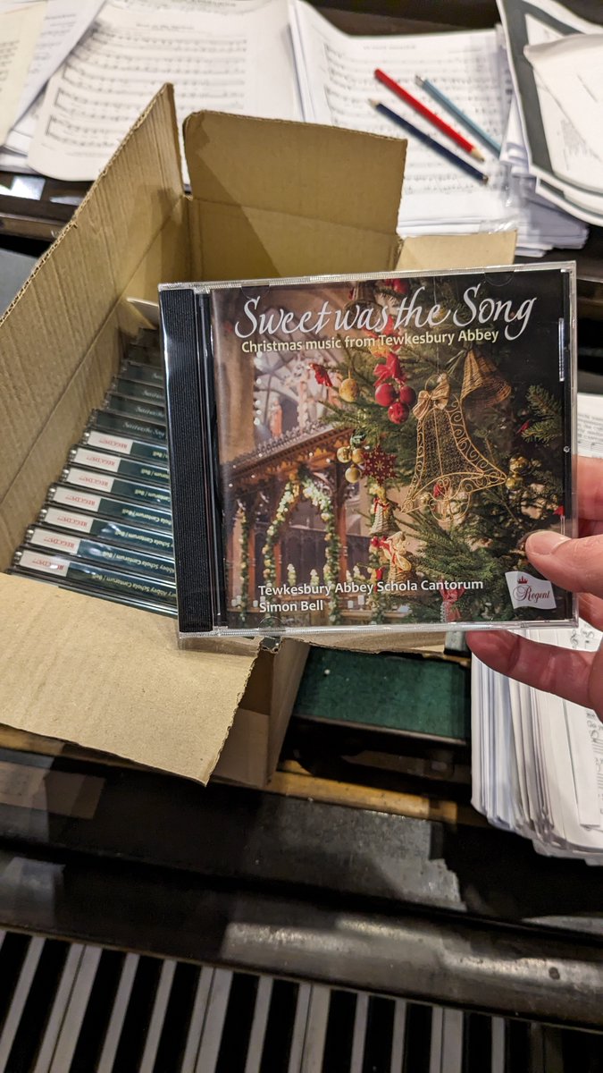 It has arrived!
"Sweet was the Song"
The new Christmas CD sung by the Tewkesbury Abbey Schola Cantorum is now here and available to buy in the Abbey Shop!
Do come in to buy a copy either for yourself or as a gift to help get you and your loved ones into that festive spirit.