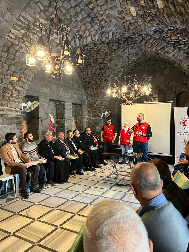 <a href="/IFRC_MENA/">IFRC Middle East and North Africa</a> continues to cloaely work with and support <a href="/SYRedCrescent/">Syrian Red Crescent</a> to implement community resilience strengthening in areas affected by the February earthquake. This week was spent in the field on joint planning and assessment of different micro projects with thr communities.