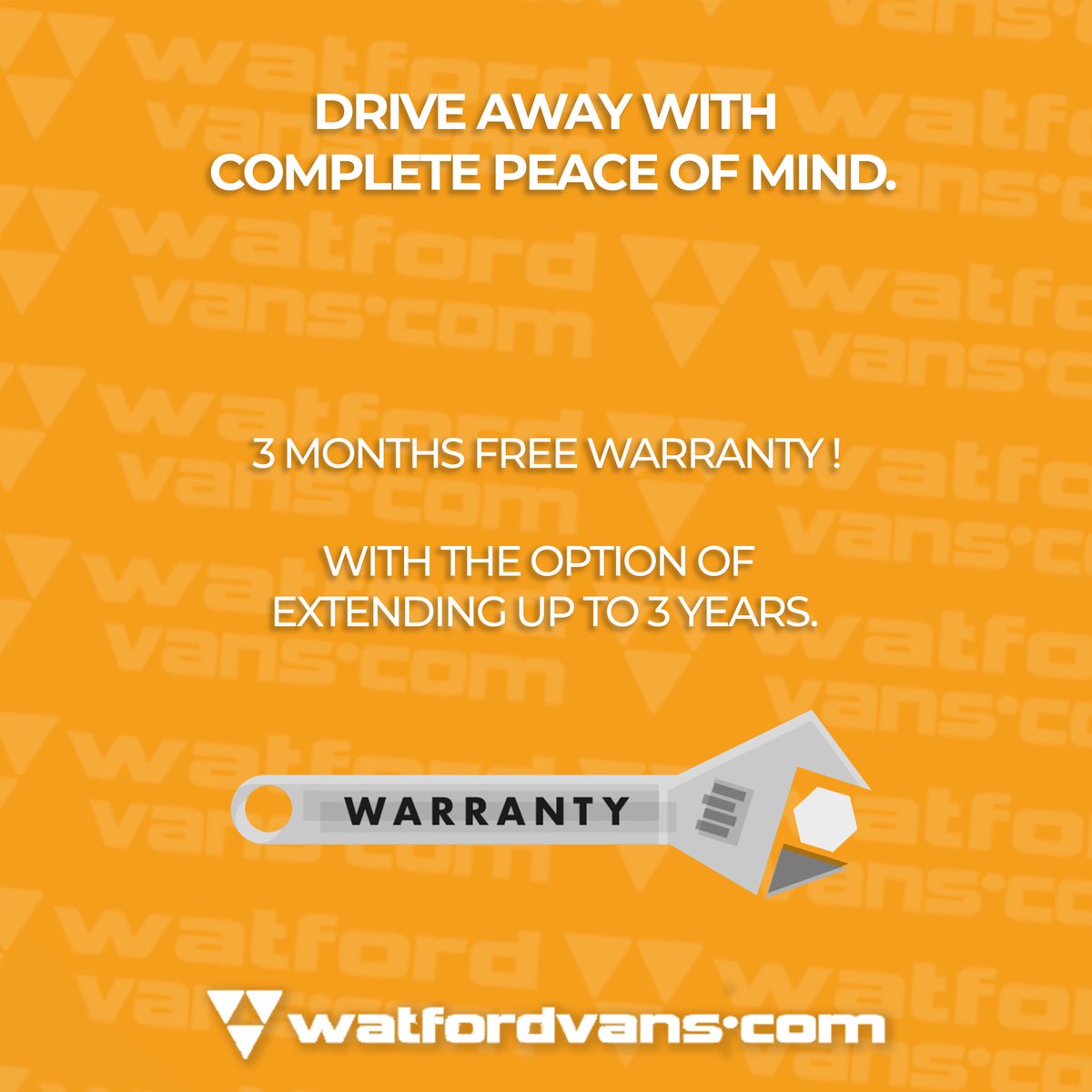 watfordvans's tweet image. Drive away with complete peace of mind. 🧠

Every purchase now comes with a #Complimentary 3-month warranty! 🗓️

Additionally, upgrade to a more #ComprehensiveCover of up to 3 years. Available at an extra cost. 📈

Get in touch with us today.

shorturl.at/fvPX3 👈