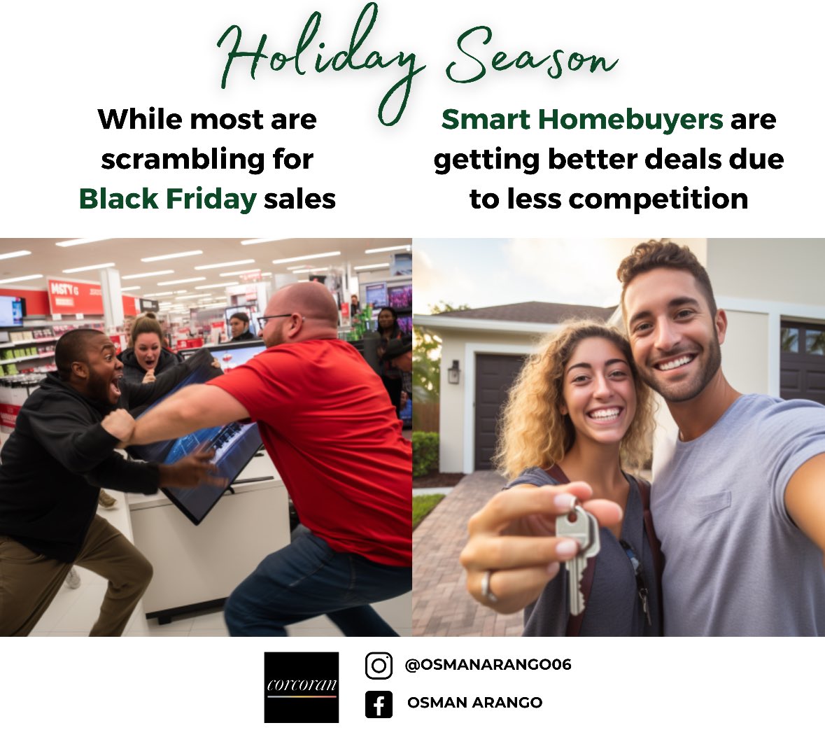 dundada0606's tweet photo. 🔱Which one will you⚜️
Sellers tend to receive less offers during this time.  
If a seller is receiving less showings and activity, do you think they will be more willing to negotiate better terms?  
I’ll be working with my clients this time of year to find their own Black Friday https://t.co/XRaTqk5D42