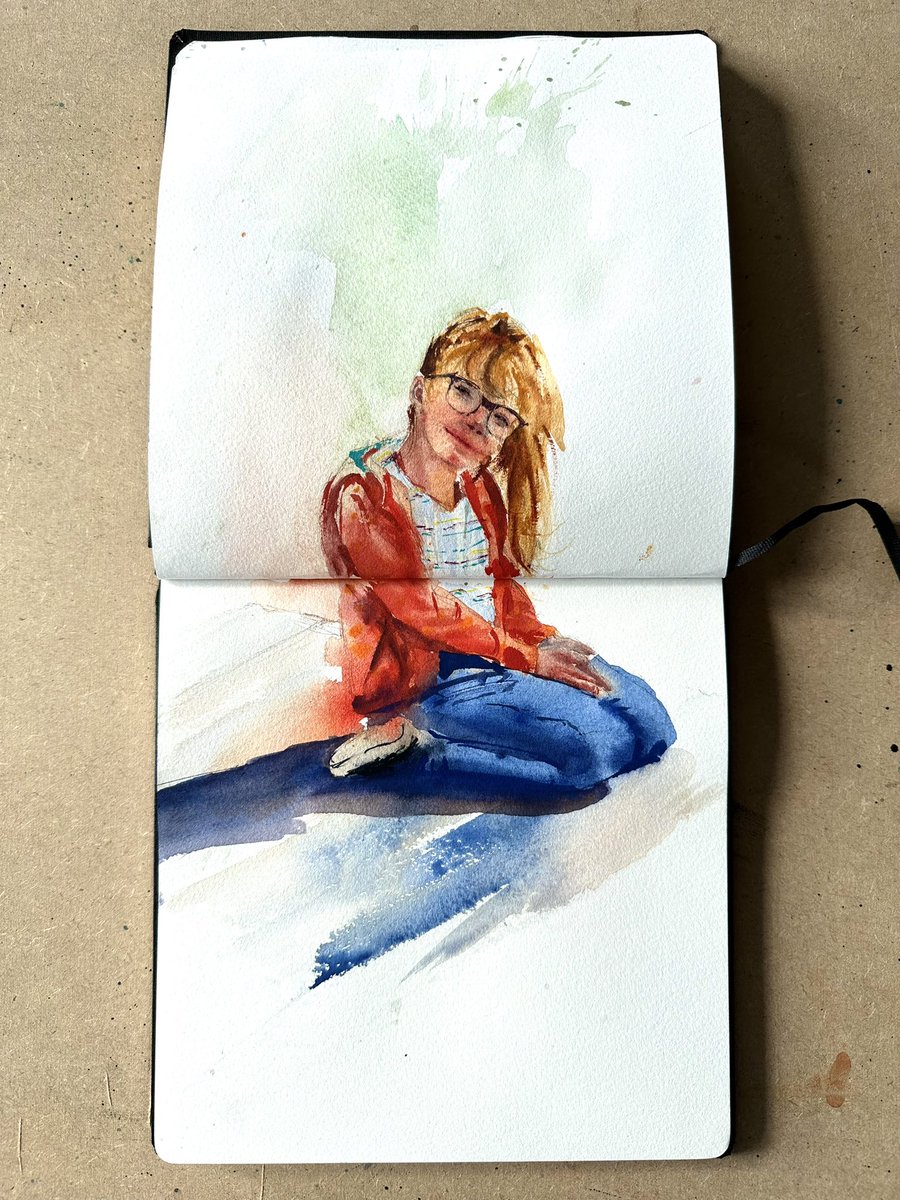 orniamart's tweet photo. Hi, new watercolor sketch https://t.co/Hpjm8V4Ab8