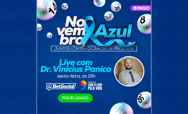 Betmotion promoverá LIVE de conscientização em prol do novembro azul com especialista.A transmissão será  no Instagram do <a href="/betmotion_br/">Betmotion</a>(@betmotionbr). Seguindo a linha de ações do projeto BetSocial,para dar ênfase a assuntos de importância para a sociedade bnldata.com.br/betmotion-prom…