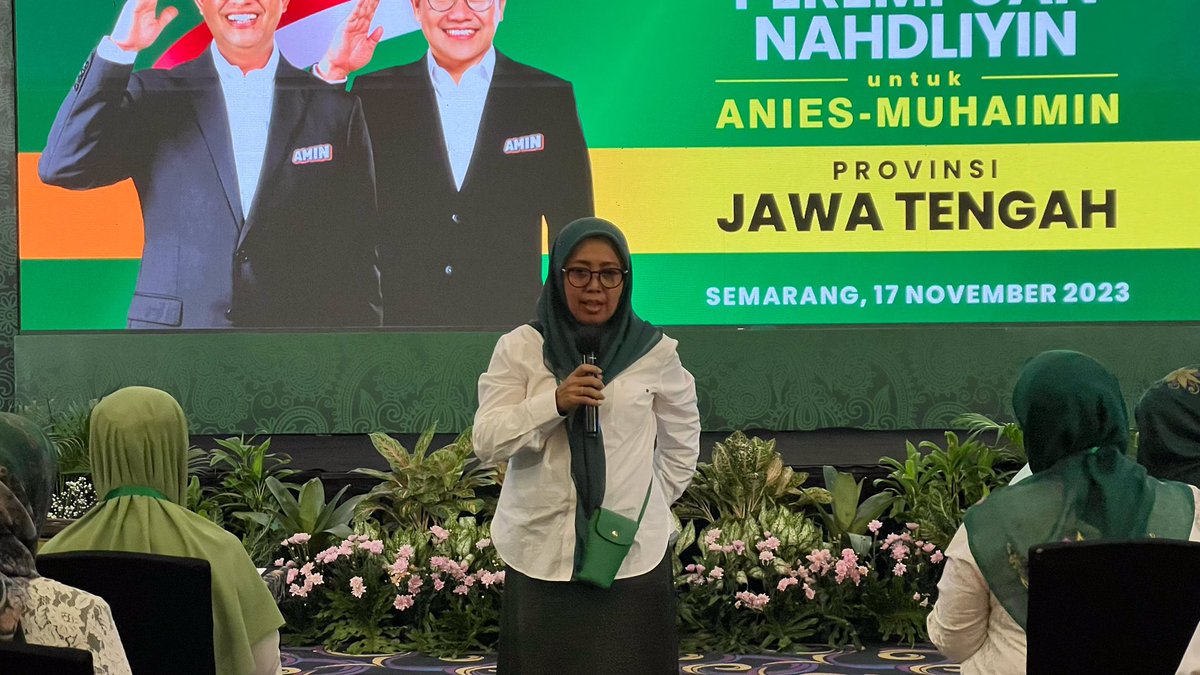 SahabatNadlifah's tweet photo. Konsolidasi Jaringan Perempuan Nahdliyin di Semarang,
Jum'at, 17 November 2023.
Insya Allah, #AniesMuhaimin2024 menang.....
#PKBMenang #SedulureMbaNad https://t.co/ZD8oVVzXLb