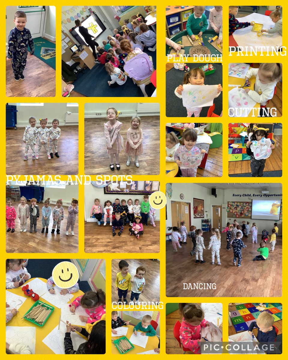 AberdareParkPri's tweet photo. Nursery looked Amazing all dressed up for children in need. They have been learning all about children in need and have enjoyed completing lots of learning #pudsey #ChildreninNeed #EthicallyInformedLearners https://t.co/ckraKJbXur