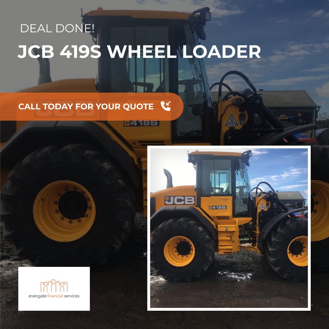 🌾🐄 Agricultural Finance 🐄🌾

We are delighted to have financed this JCB 419S Wheeled Loader for a large-scale agricultural contractor.   

☎️ 0800 488 0230
💻evangatefs.com

#AgriculturalFinance #HirePurchase #JCB