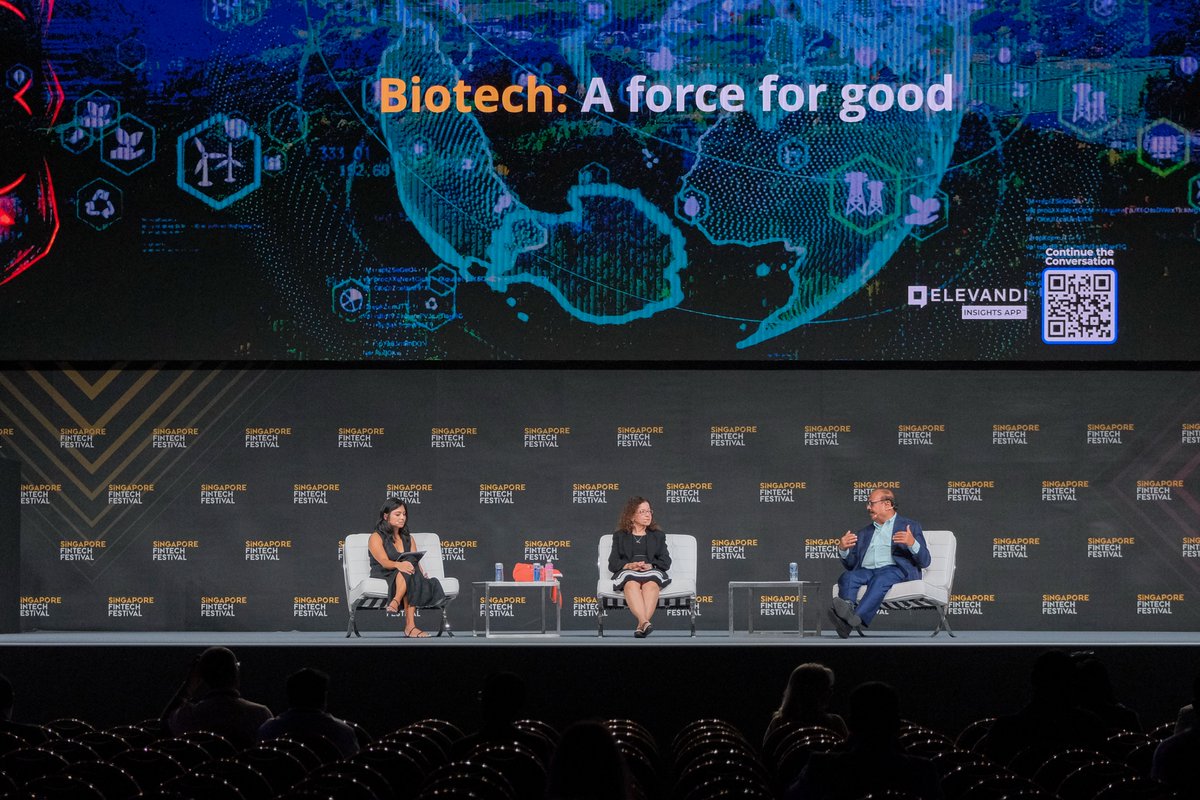 BharatBiotech's tweet photo. Dr. Ella shared his expertise at the @sgfintechfest
as a speaker at Founders Peak and panelist for Biotech: A Force for Good. Incredible discussions on leveraging #Fintech and #AI with professionals from leading companies #SGFinTechFest #FoundersPeak #BiotechForGood https://t.co/pyk69uB6gt