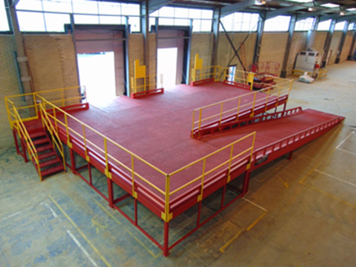 ActionHandling's tweet image. Bespoke platform - Loading bay 

#warehouse #loadingbay #logistics